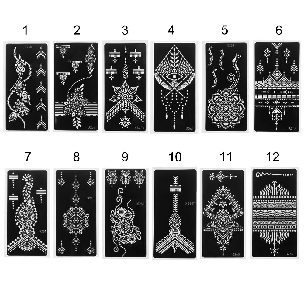 Nuovo Stencil per Mehndi in St - Ethnic Fashion India recensione e prezzo